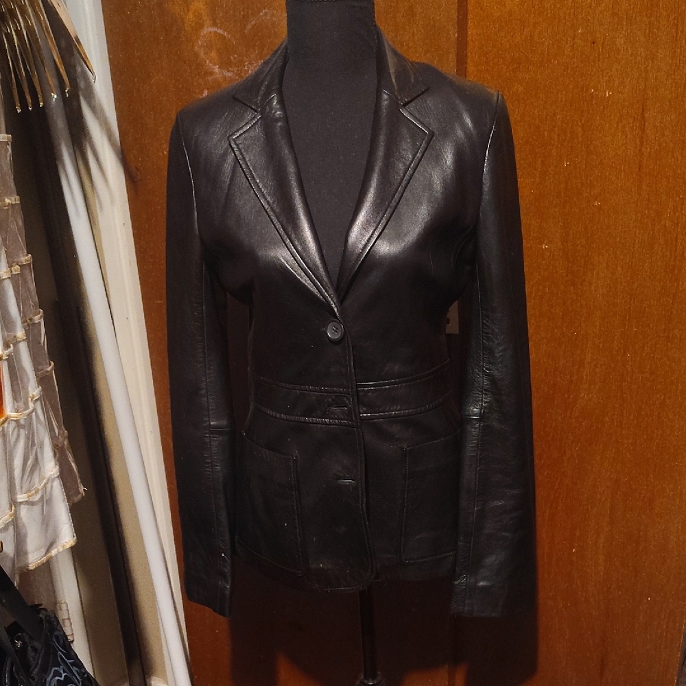 Leather Jacket Small Size 4